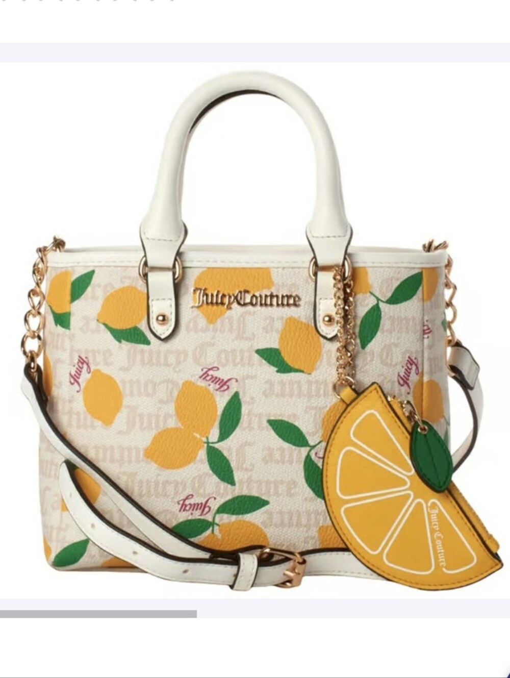 Juicy Couture Lemon Fruitful Mini Tote NWT